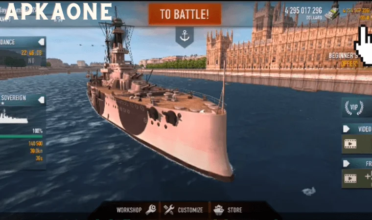 Battle of Warships Mod APK Unlocked Everything