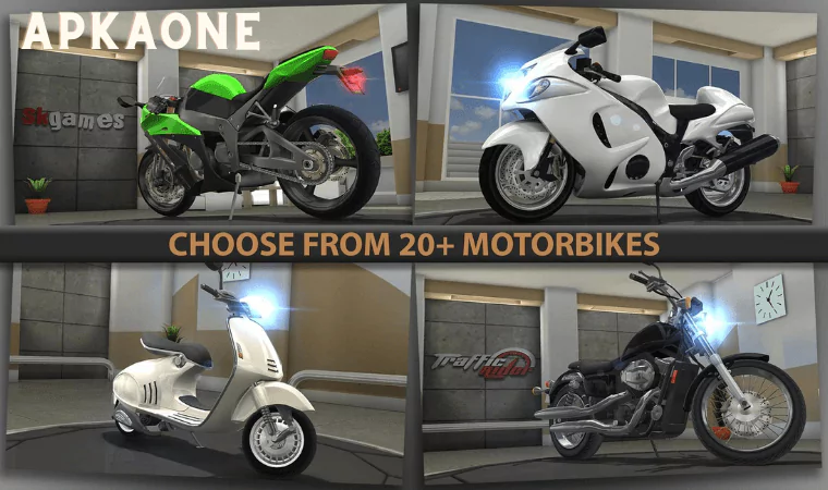 Traffic Rider Mod APK Additional Features